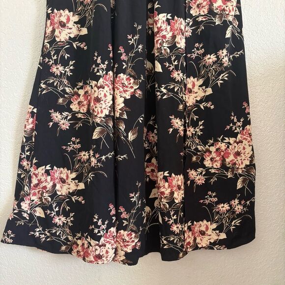 Lulus Feel the Music Blue Floral Print Maxi Dress, Full-Length Small Prom Easter - Picture 4 of 13